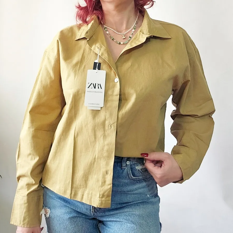 شومیز لینن Zara