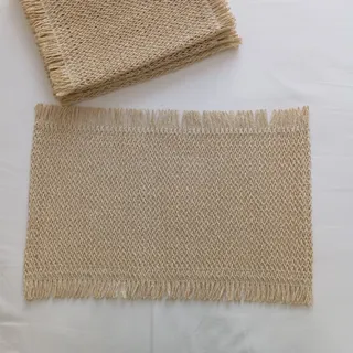 زیربشقابی بافت حصیری