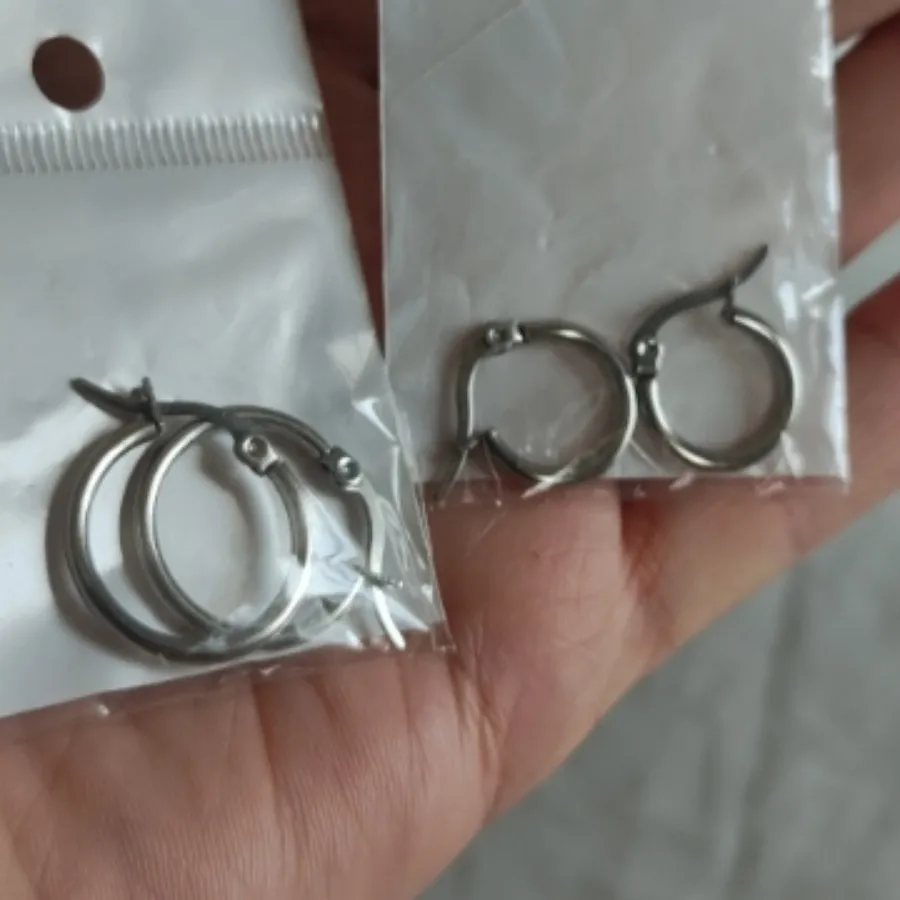 گوشواره حلقه ای استیل