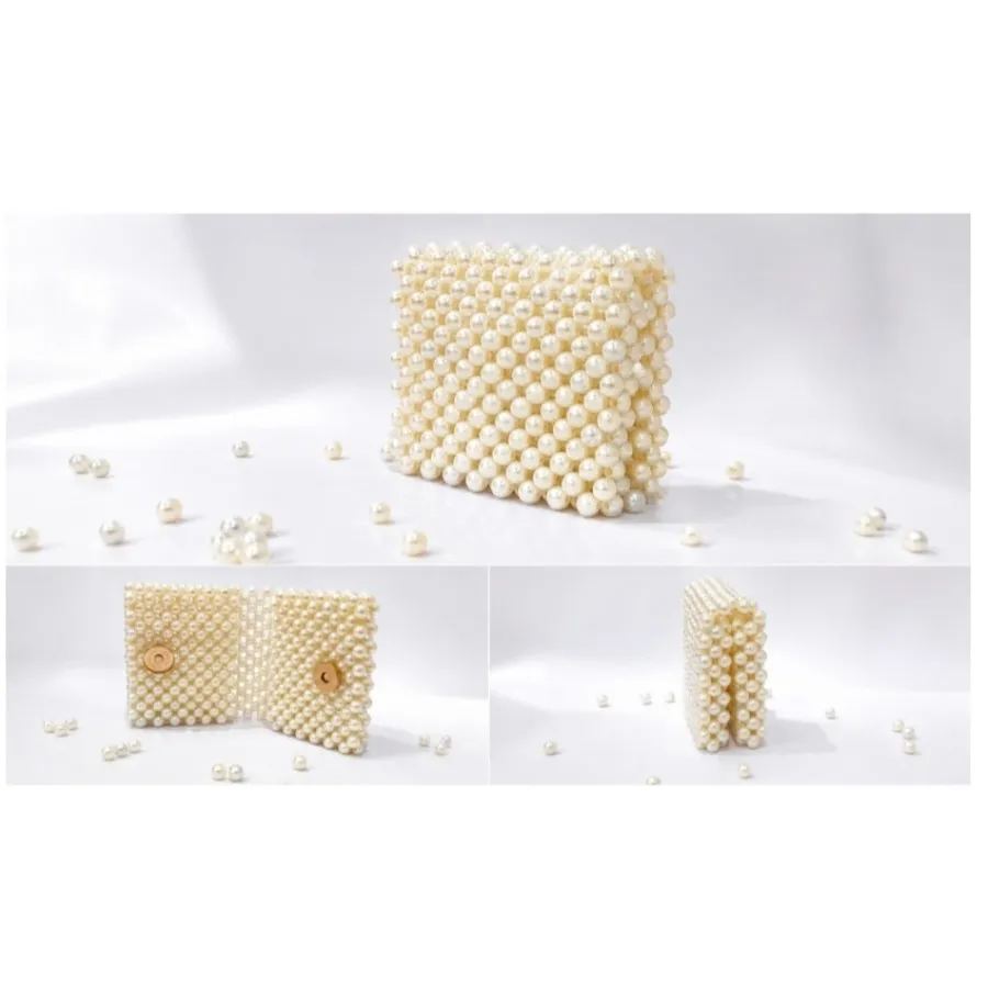کیف پول مرواریدی