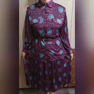 ست بلوز و دامن ساتن مجلسی
