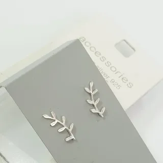 گوشواره نقره 925 گندمی