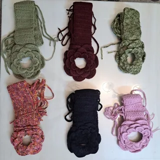 شال گردن رز پینترستی
