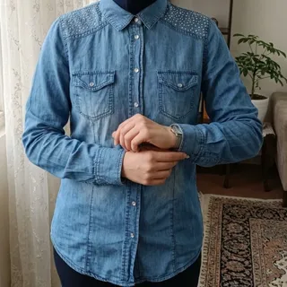 شومیز جین کاغذی
