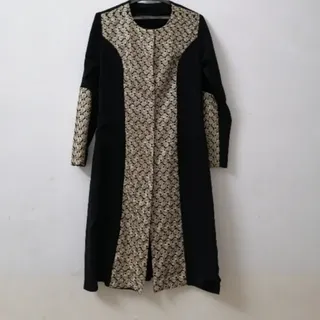 مانتو مشکی کرپ