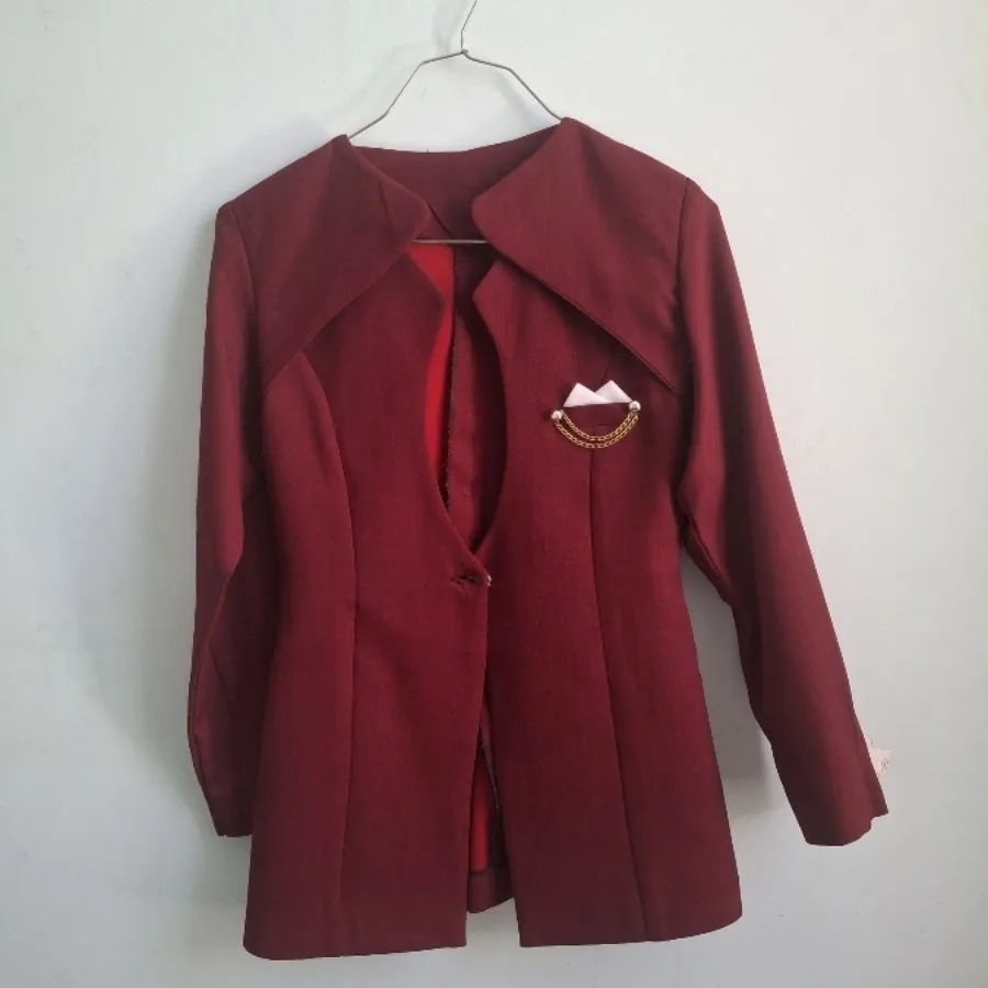 کت و شلوار دخترانه زرشکی