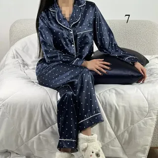 ست لباس خواب ساتن