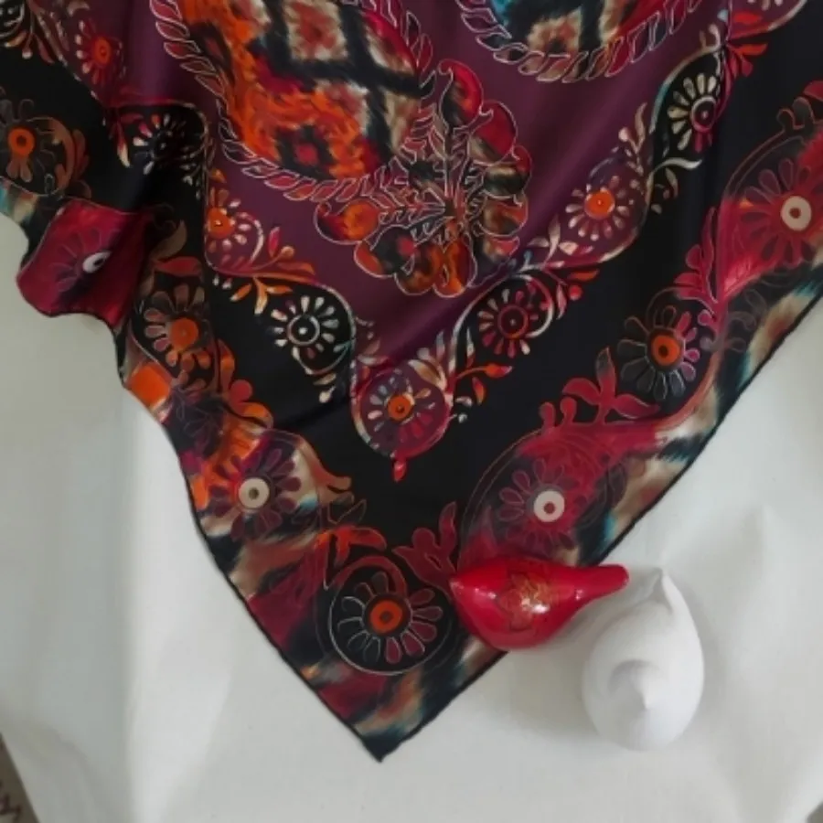 روسری ساتن ابریشم