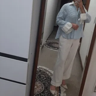 ست شومیز شلوار لینن