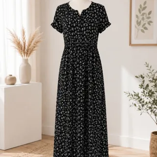 پیراهن نخی زنانه