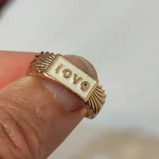 انگشتر Loveمینا کاری ترک