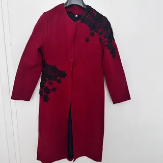 مانتو پاییزه مجلسی کارشده