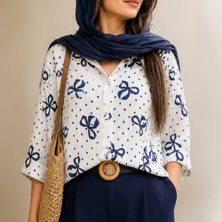 شومیز پاپیونی