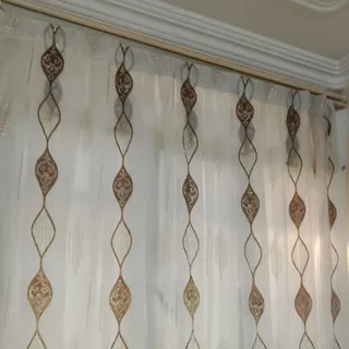 پرده حریر پلیسه