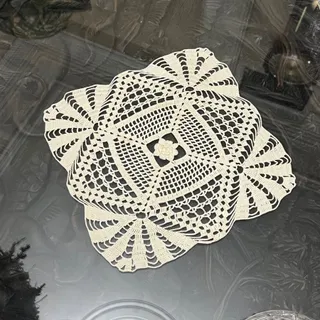 رومیزی قلاب بافی ابریشم