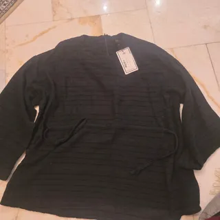 بلوز عروسکی مشکی عصر جدید