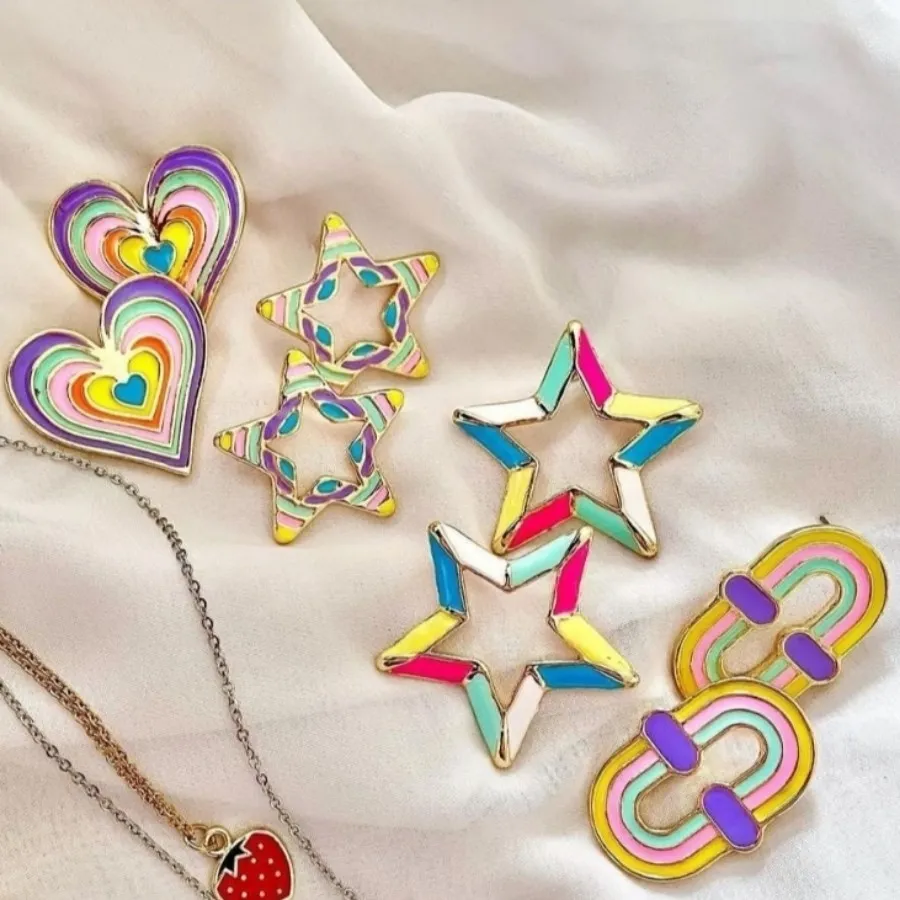 گوشواره رنگی وارداتی ترک