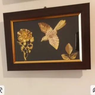 تابلوی دکوری طلایی