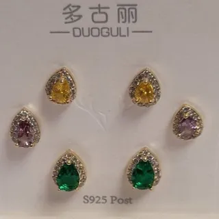 پک گوشواره نگیندار