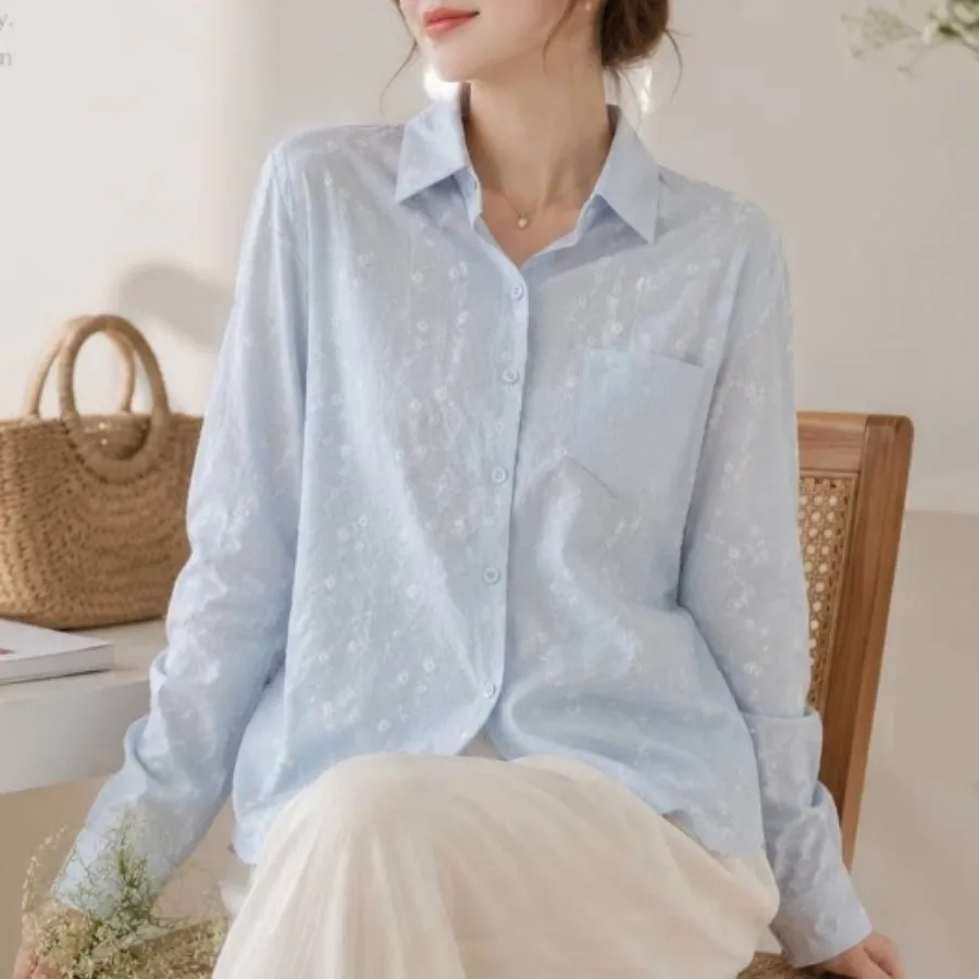 شومیز گلدوزی شیک خنک