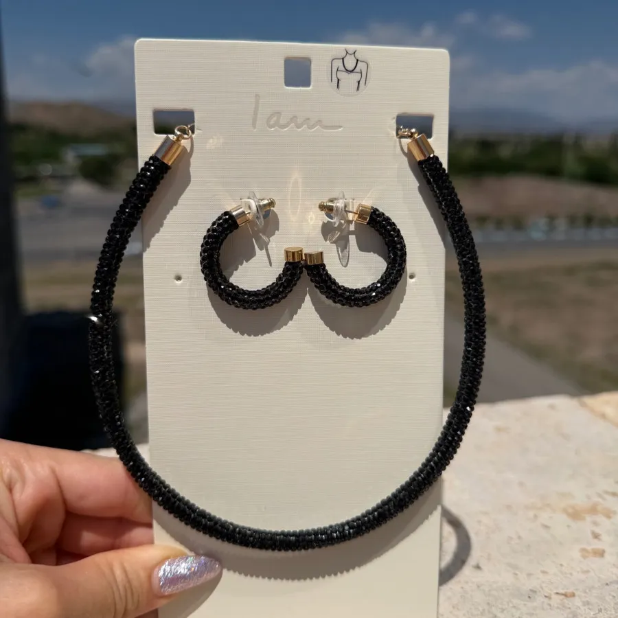 ست گردنبند و گوشواره