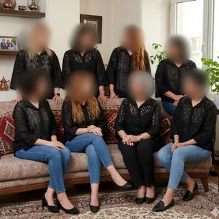 شومیز مشکی دانتل