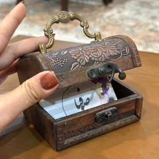 صندوق چوبی دکوری