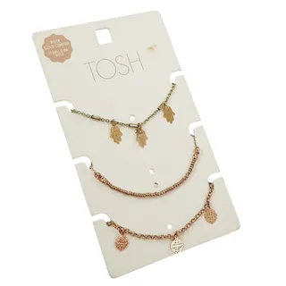 پک دستبند رزگلد Tosh