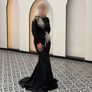 پیراهن ماکسی سنگدوزی