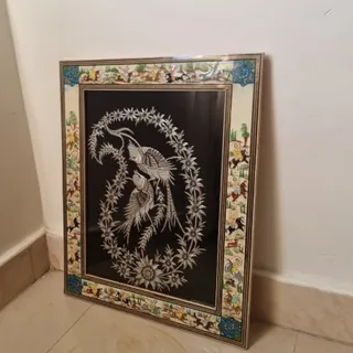 تابلو کنده کاری شده