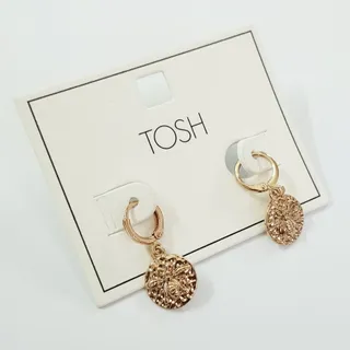 گوشواره طلایی آویزدارTosh