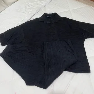 ست شومیز وشلوار مشکی