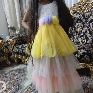 پیراهن پرنسسی دخترانه