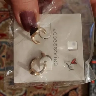 گوشواره قلبی استیل