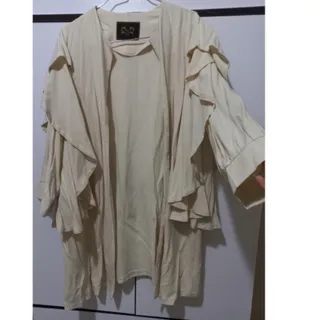 مانتو کرم تابستونی پروانه