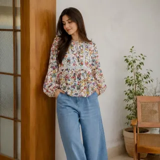 شومیز نخ پنبه هندی