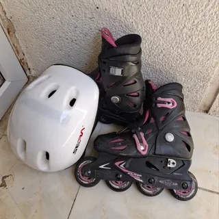 اسکیت مشکی و صورتی