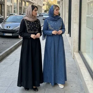 پیراهن مانتویی بلند