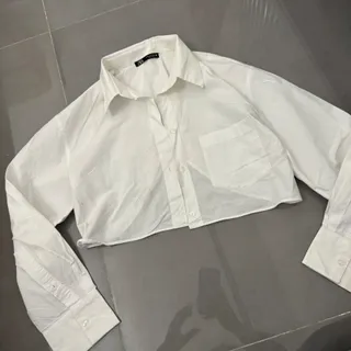 کراپ شومیز zara