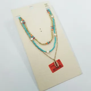گردنبند سه ردیفه تابستانه