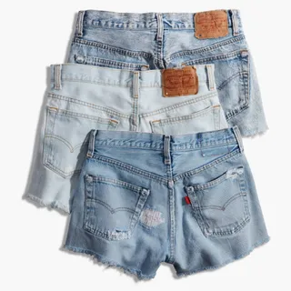 شلوارک جین برند LEVI'S