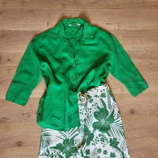 شومیز لینن زارا zara
