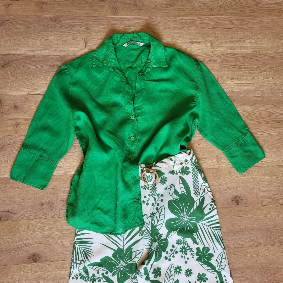 شومیز لینن زارا zara