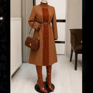 پیراهن شنل زمستانه