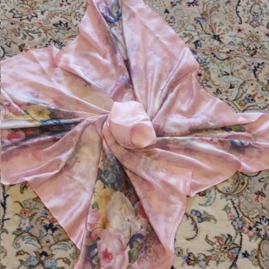 روسری ساتن ابریشم