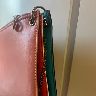 کیف سه محفظه ای رنگارنگ