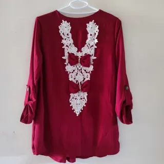 شومیز حریر استر دار