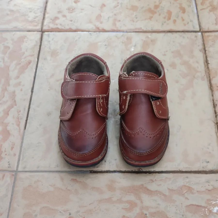 کفش مجلسی پسرانه قهوه ای