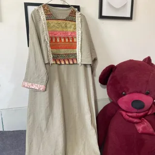 مانتو بلند دوتیکه