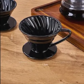 دریپر قهوه سرامیکی مشکی